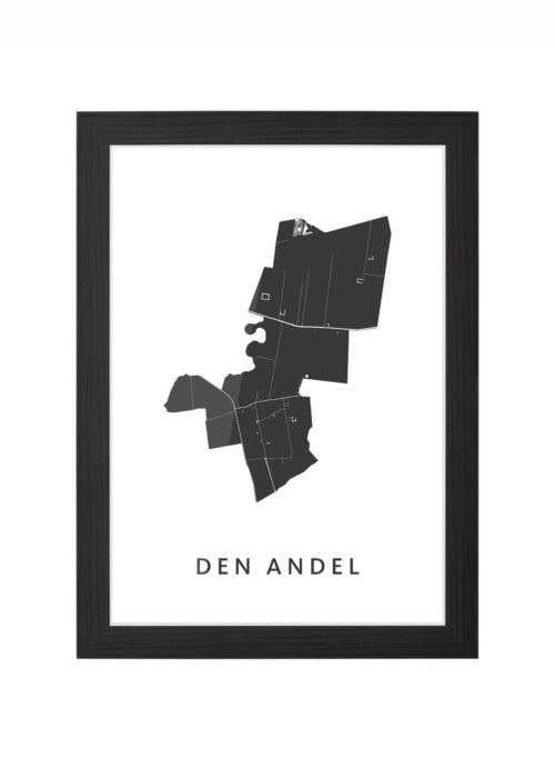 Den Andel Ingelijst in Zwart lijst Kopen | Kunst in Kaart