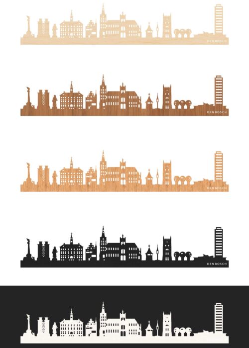 Duurzame Houten Skyline van Den Bosch