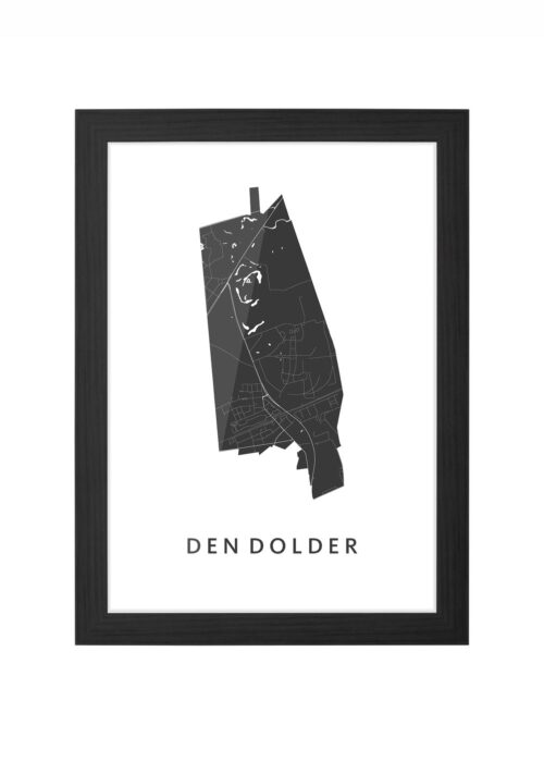 Den Dolder Ingelijst in Zwart lijst Kopen | Kunst in Kaart
