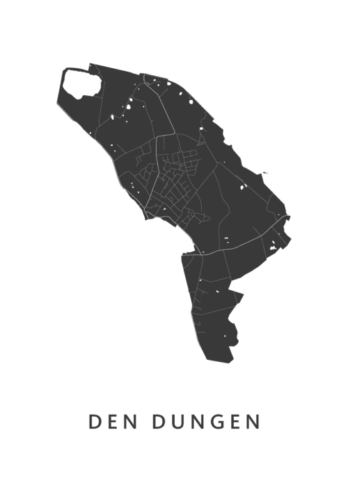 Den Dungen Stadskaart Poster Kopen
