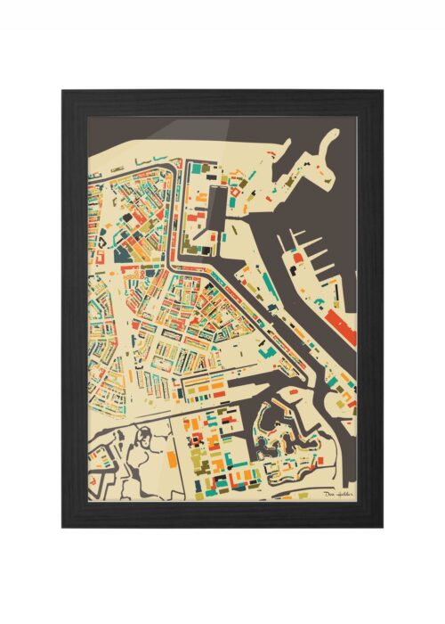 Den Helder Ingelijst in Zwart lijst Kopen | Kunst in Kaart