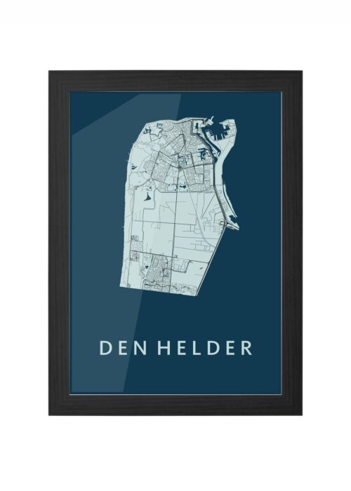 Den Helder Navy Ingelijst in Zwart lijst Kopen | Kunst in Kaart