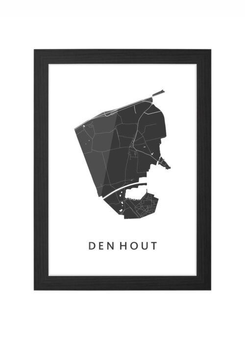 Den Hout Ingelijst in Zwart lijst Kopen | Kunst in Kaart