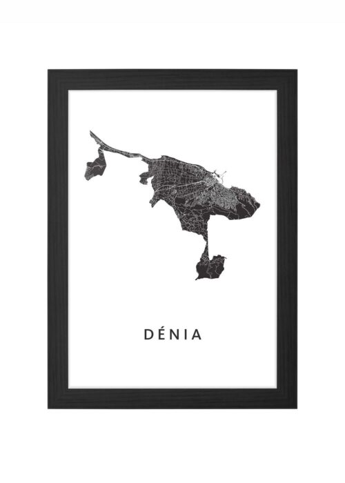 Dénia Ingelijst in Zwart lijst Kopen | Kunst in Kaart