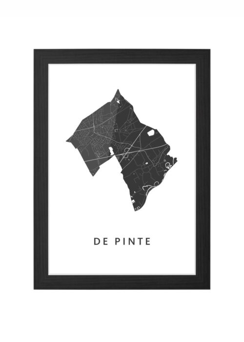 De Pinte Ingelijst in Zwart lijst Kopen | Kunst in Kaart