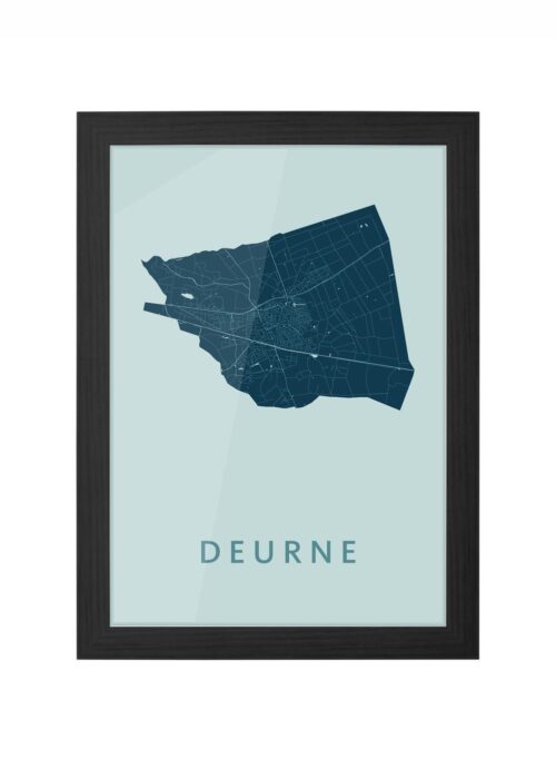 Deurne Mint Ingelijst in Zwart lijst Kopen | Kunst in Kaart