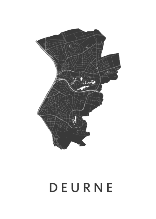 Deurne - België Stadskaart
