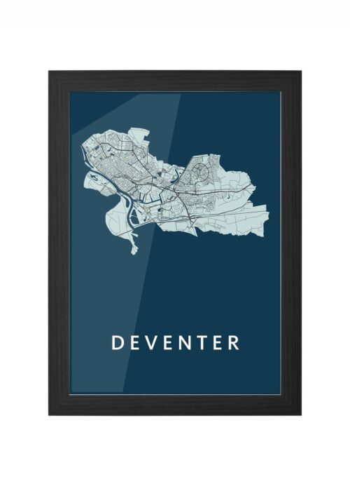 Deventer Navy Ingelijst in Zwart lijst Kopen | Kunst in Kaart