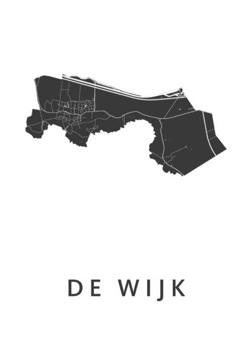 De Wijk Stadskaart Poster Kopen