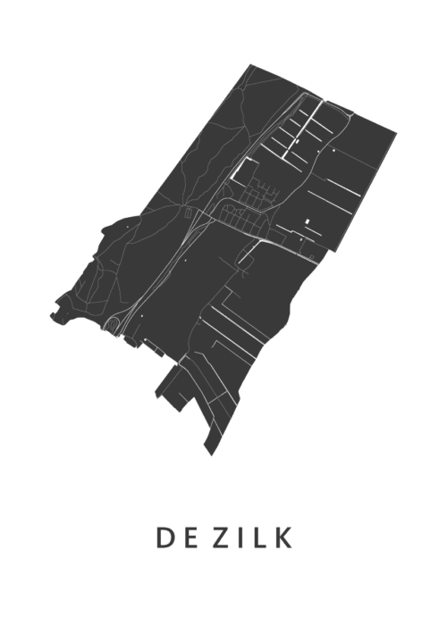 De Zilk Stadskaart Poster Kopen