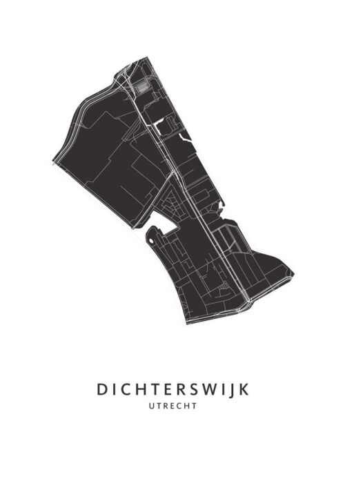 Dichterswijk wijkkaart - Utrecht