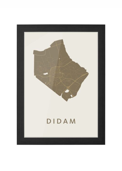Didam Gold Ingelijst in Zwart lijst Kopen | Kunst in Kaart