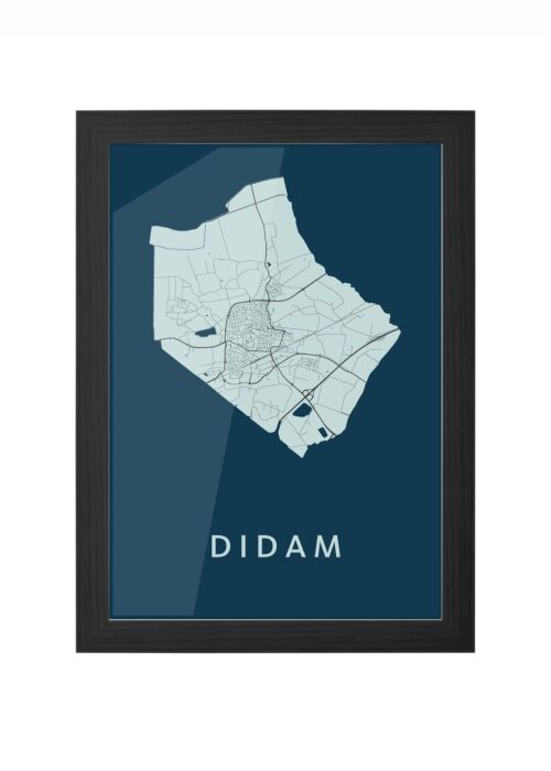 Didam Navy Ingelijst in Zwart lijst Kopen | Kunst in Kaart