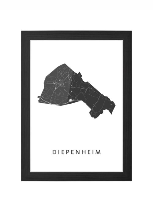 Diepenheim Ingelijst in Zwart lijst Kopen | Kunst in Kaart
