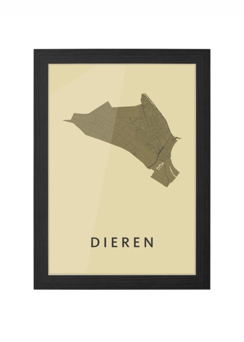 Dieren GoldenRod Ingelijst in Zwart lijst Kopen | Kunst in Kaart