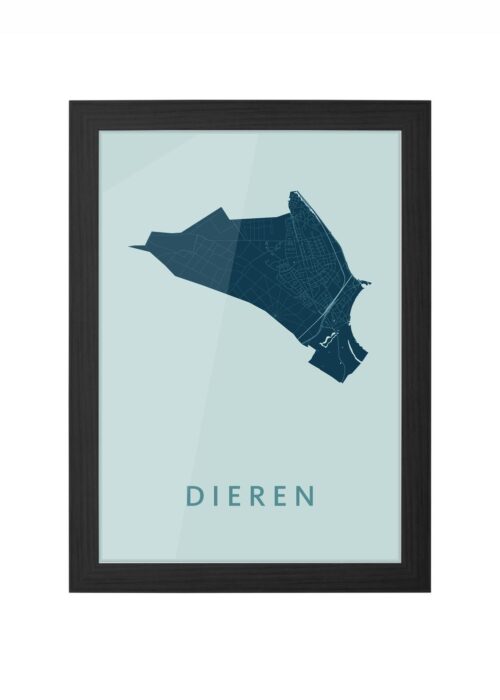 Dieren Mint Ingelijst in Zwart lijst Kopen | Kunst in Kaart