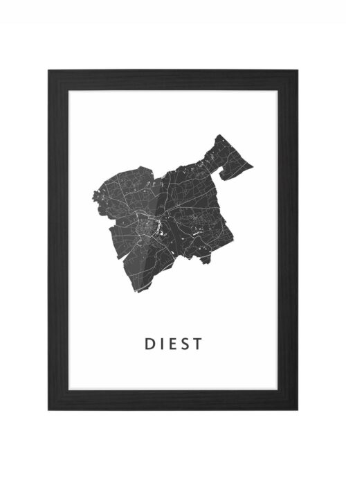 Diest Ingelijst in Zwart lijst Kopen | Kunst in Kaart