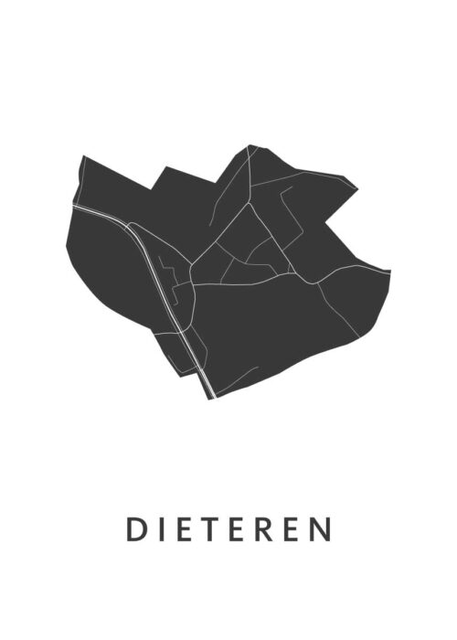 Dieteren Stadskaart Poster Kopen