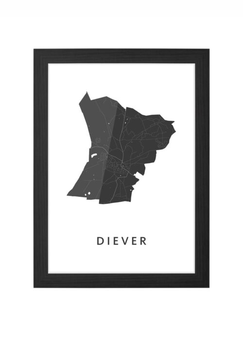 Diever Ingelijst in Zwart lijst Kopen | Kunst in Kaart