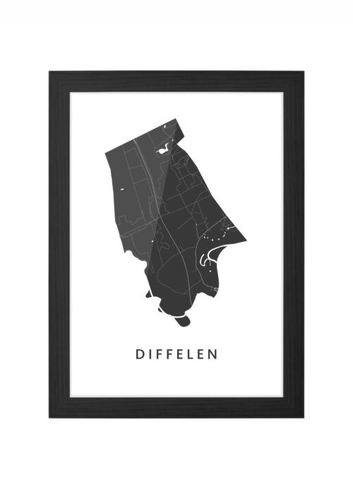 Diffelen Ingelijst in Zwart lijst Kopen | Kunst in Kaart