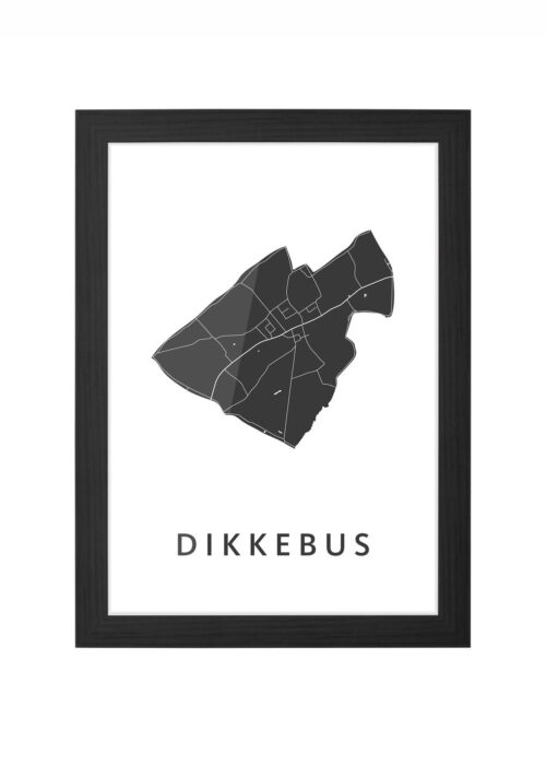 Dikkebus Ingelijst in Zwart lijst Kopen | Kunst in Kaart