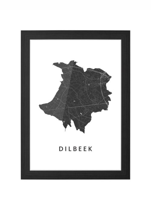 Dilbeek Ingelijst in Zwart lijst Kopen | Kunst in Kaart