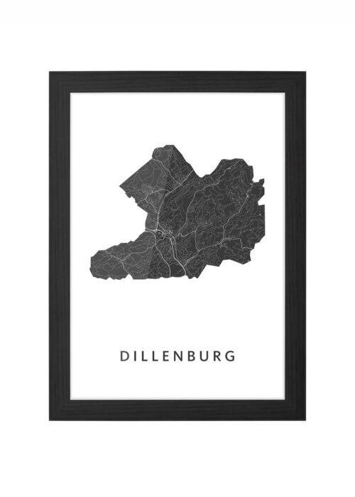 Dillenburg Ingelijst in Zwart lijst Kopen | Kunst in Kaart