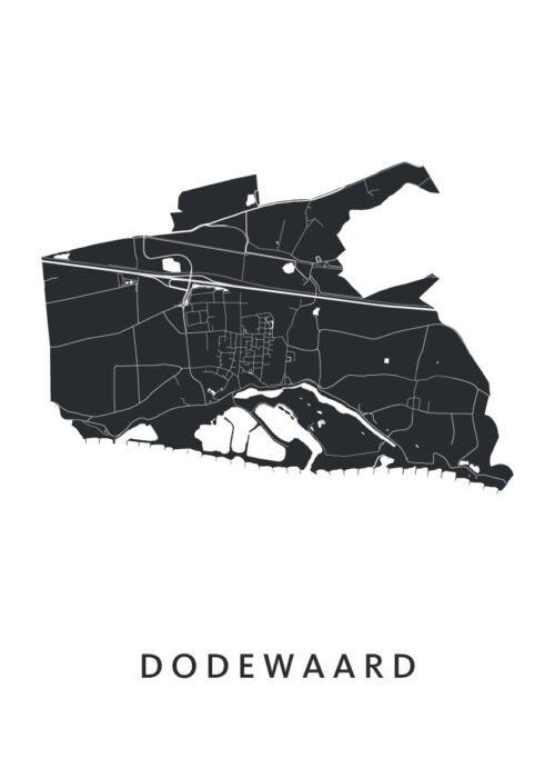 Dodewaard Stadskaart Poster Kopen