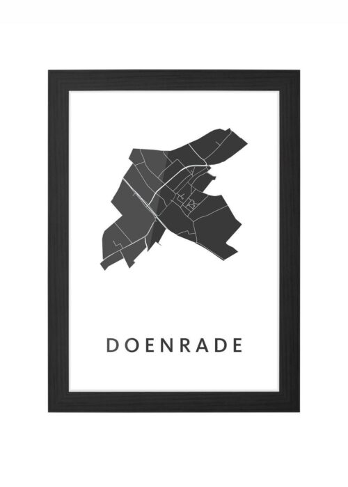 Doenrade Ingelijst in Zwart lijst Kopen | Kunst in Kaart