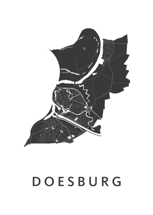 Doesburg Stadskaart Poster Kopen