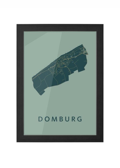 Domburg Amazon Ingelijst in Zwart lijst Kopen | Kunst in Kaart