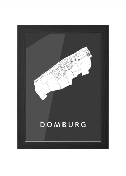 Domburg Black Ingelijst in Zwart lijst Kopen | Kunst in Kaart
