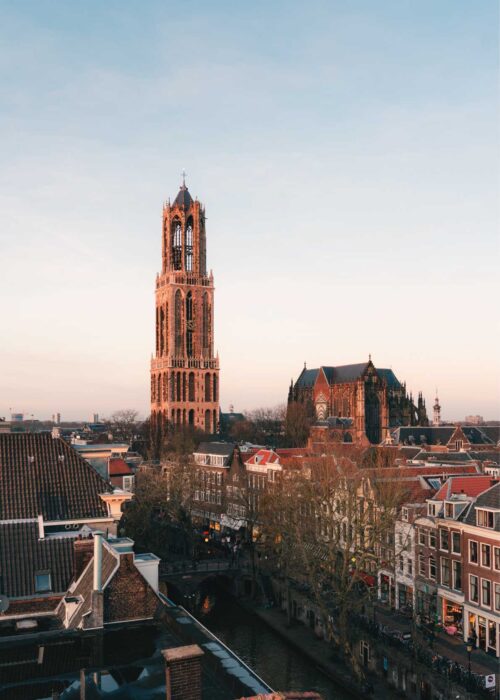 Domtoren bij dag — Fotografie Poster