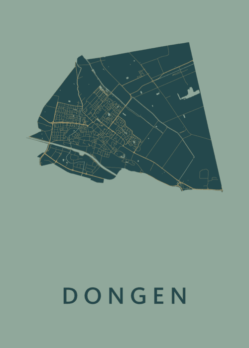 Dongen Amazon Stadskaart Poster Kopen