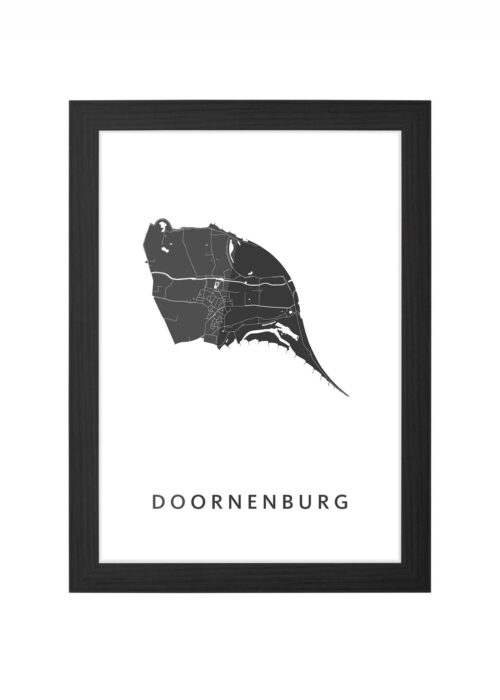 Doornenburg Ingelijst in Zwart lijst Kopen | Kunst in Kaart