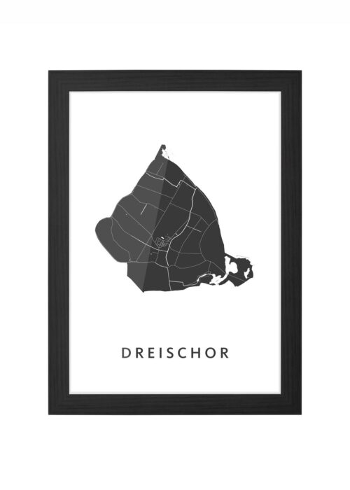Dreischor Ingelijst in Zwart lijst Kopen | Kunst in Kaart