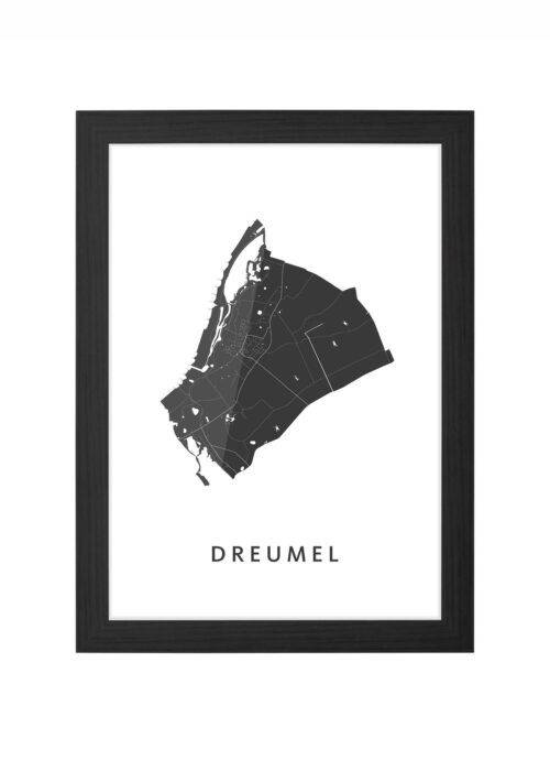 Dreumel Ingelijst in Zwart lijst Kopen | Kunst in Kaart