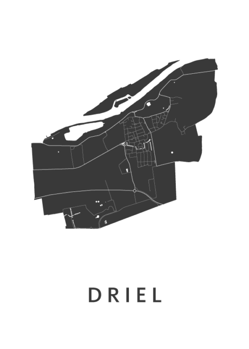 Driel Stadskaart Poster Kopen