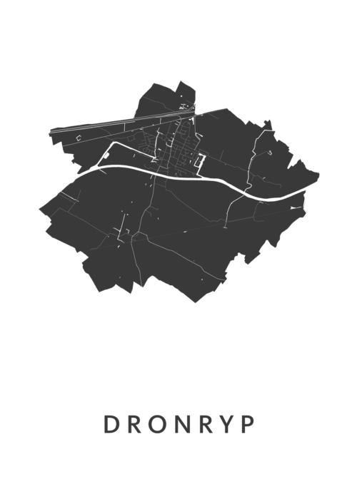Dronrijp Stadskaart Poster Kopen