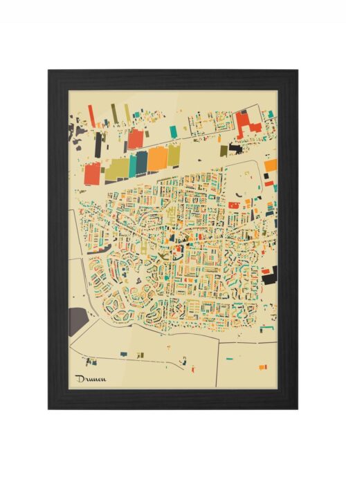 Drunen Ingelijst in Zwart lijst Kopen | Kunst in Kaart