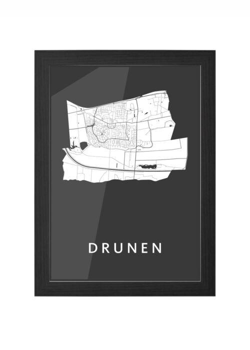 Drunen Black Ingelijst in Zwart lijst Kopen | Kunst in Kaart