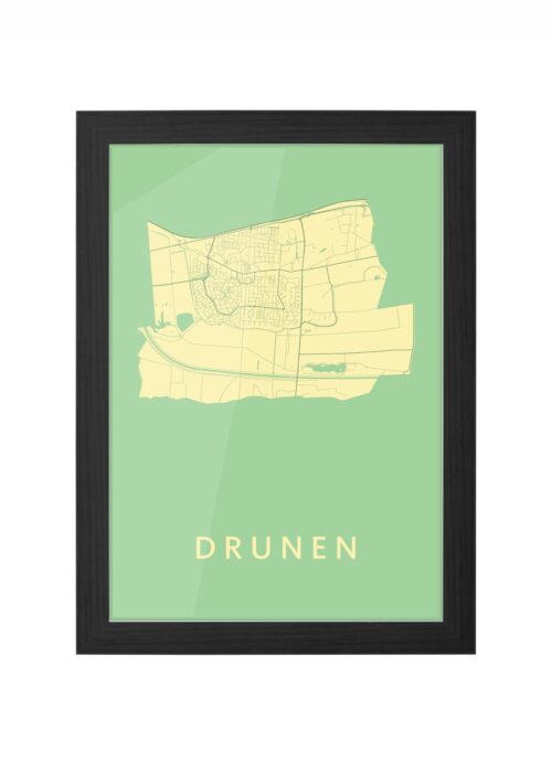Drunen Spring Ingelijst in Zwart lijst Kopen | Kunst in Kaart
