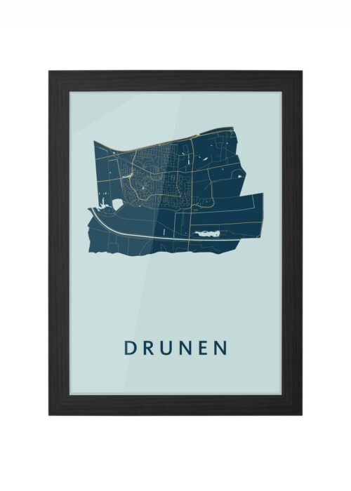 Drunen Prussian Ingelijst in Zwart lijst Kopen | Kunst in Kaart