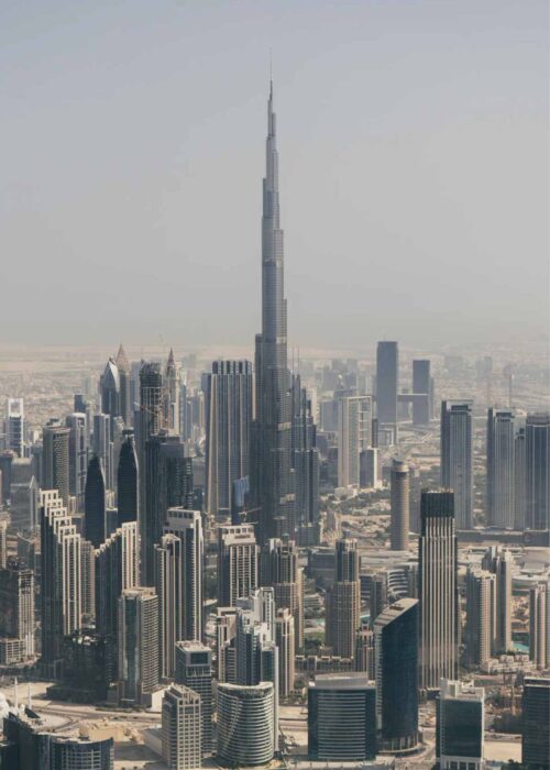 Dubai - Burj Khalifa — Fotografie Poster