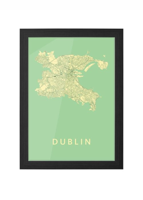 Dublin Spring Ingelijst in Zwart lijst Kopen | Kunst in Kaart