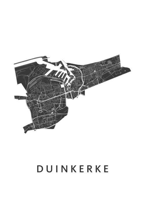 Duinkerke Stadskaart Poster Kopen