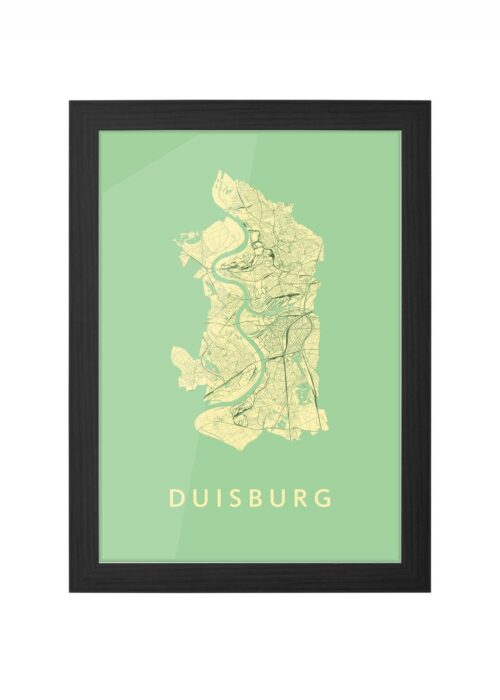 Duisburg Spring Ingelijst in Zwart lijst Kopen | Kunst in Kaart