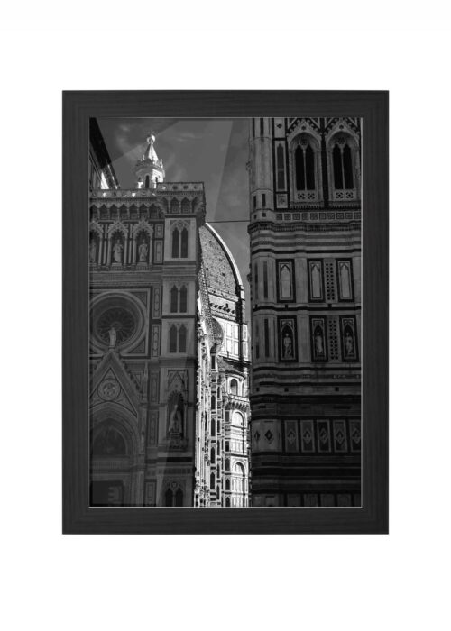 duomo i fotografie poster ingelijst in zwarte lijst