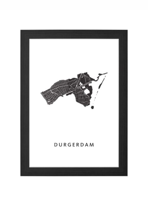 Durgerdam Ingelijst in Zwart lijst Kopen | Kunst in Kaart