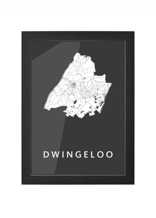 Dwingeloo Black Ingelijst in Zwart lijst Kopen | Kunst in Kaart